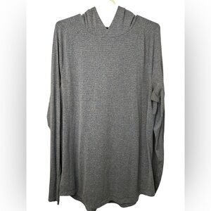 Lululemon Blue Hooded Long Sleeve Top